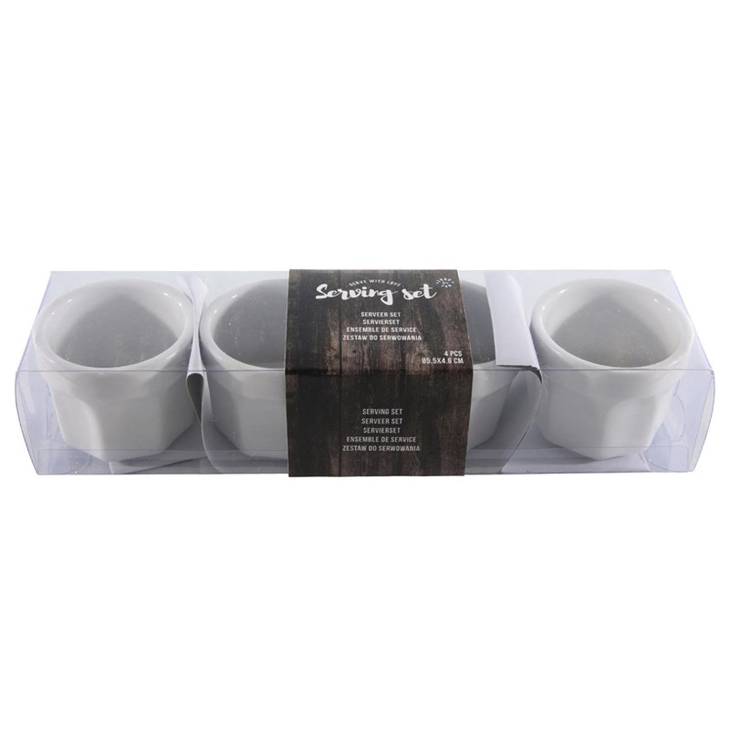 Set de service Food for Fun avec 4 bols ø5,5x4,6cm