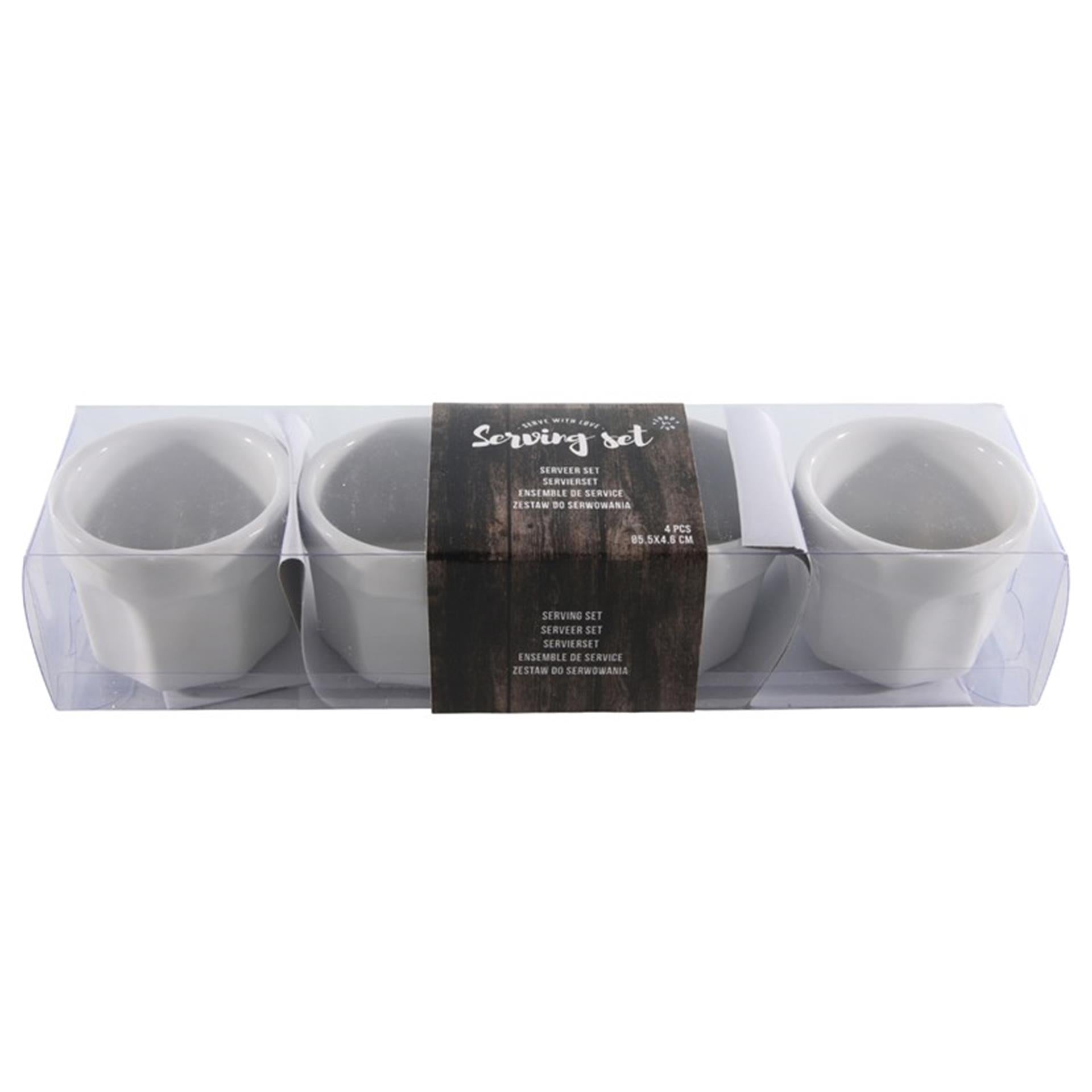 Set de service Food for Fun avec 4 bols ø5,5x4,6cm