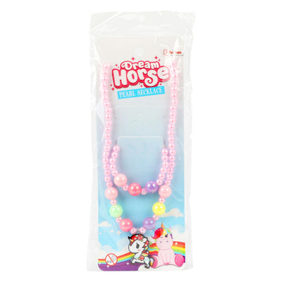 Chaîne de perle de cheval de rêve et bracelet licorne