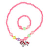 Chaîne de perle de cheval de rêve et bracelet licorne