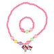 Chaîne de perle de cheval de rêve et bracelet licorne