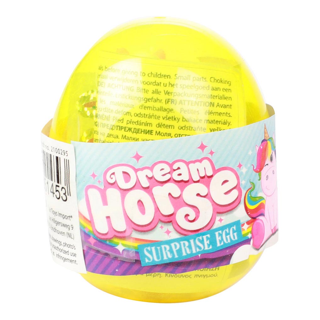 Dream Horse Unicorn en œuf avec des autocollants