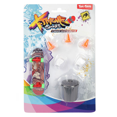 TOI-TOYS Skate Finger Dingerboard avec accessoires