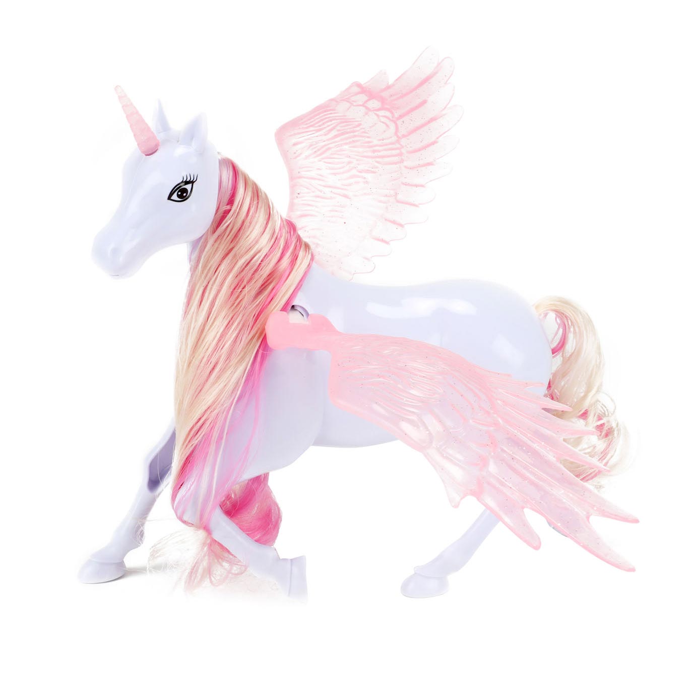 Dream Horse Unicorn jouant une figure avec des ailes mobiles