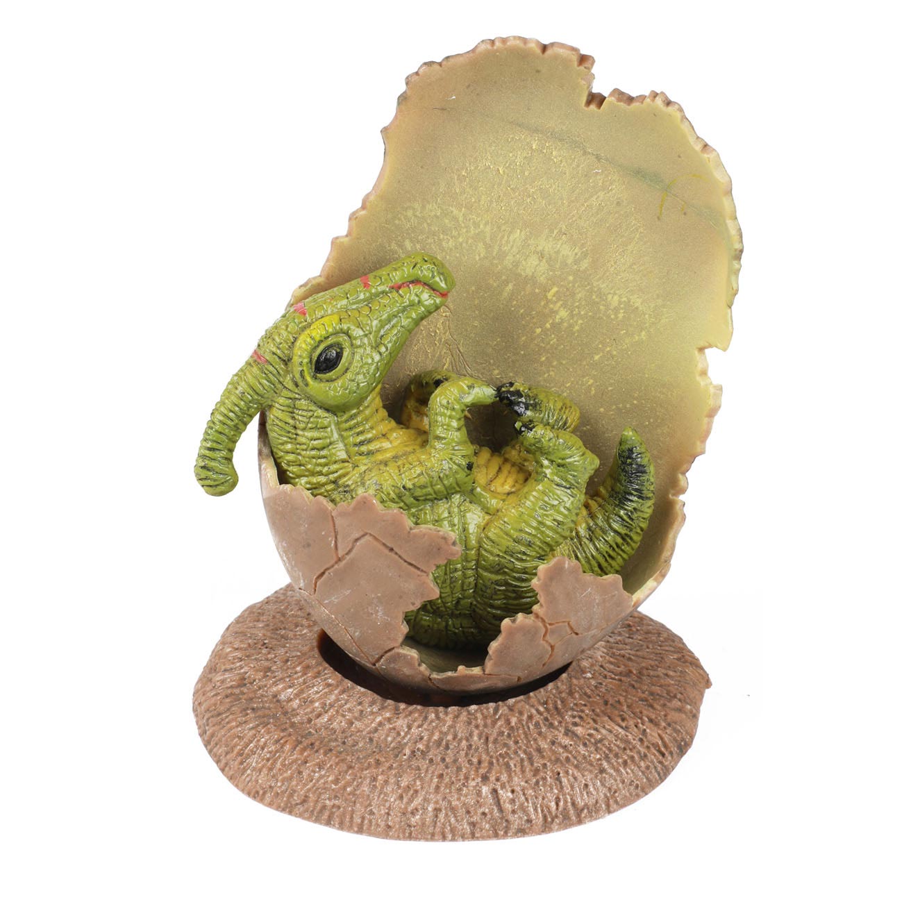 Monde des dinosaures bébé dino en œuf cassé