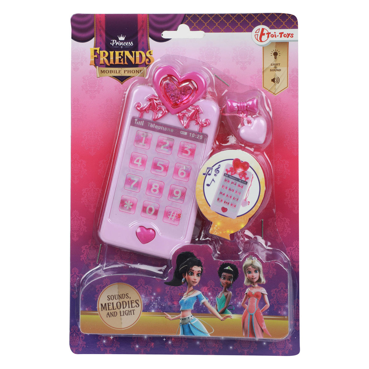 TOI-TOYS Friends Mobile Tipe Téléphone rose