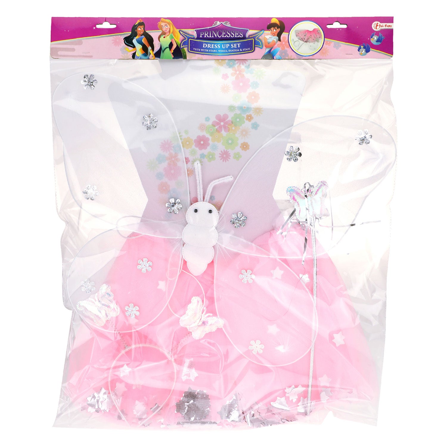 Les amis TOI-TOYS ont reflété les frais de papillon fixe avec des ailes