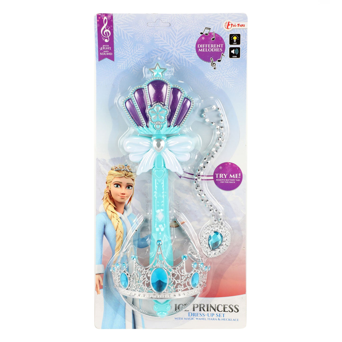 TOI-TOYS ICE Magic jambe princesse avec lumière et son