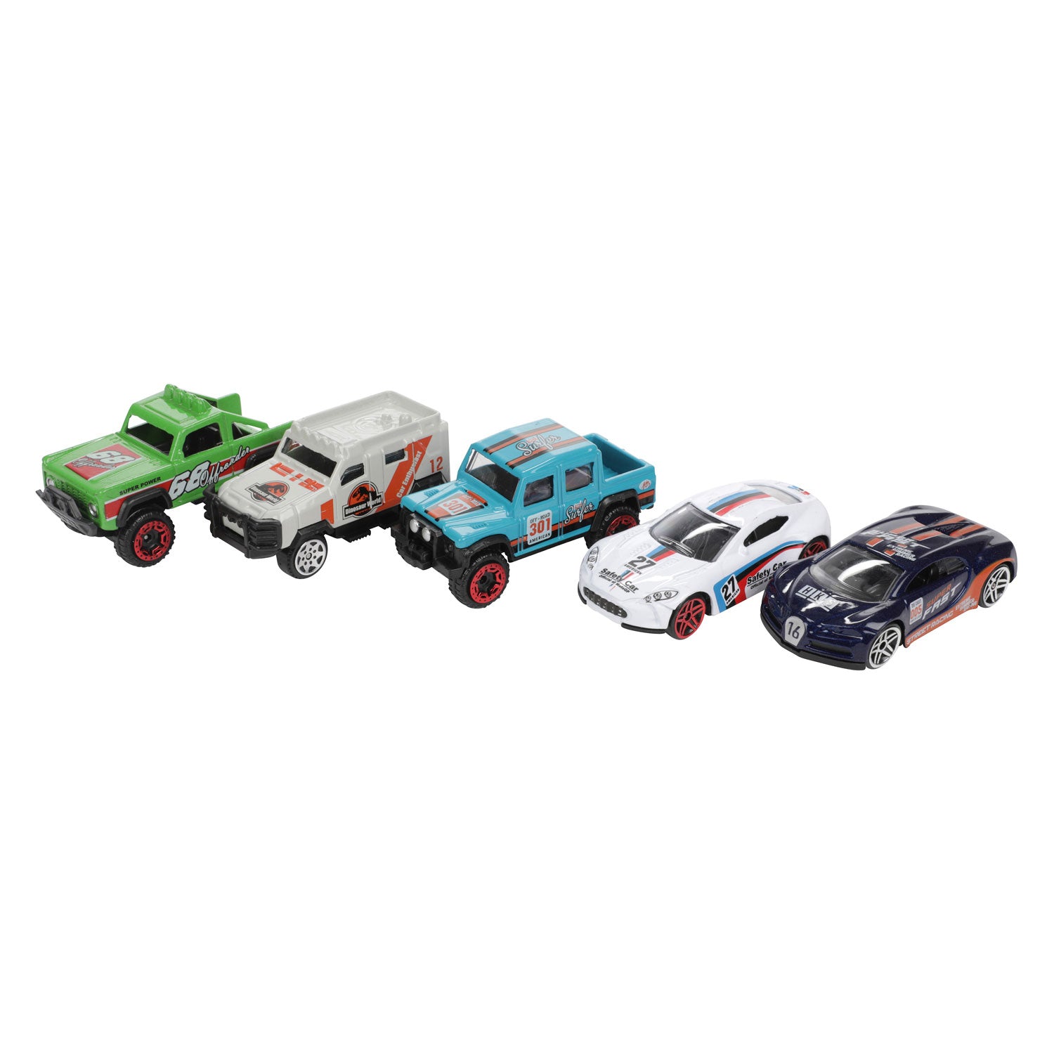 Voitures de course de rallye en métal, 5e.