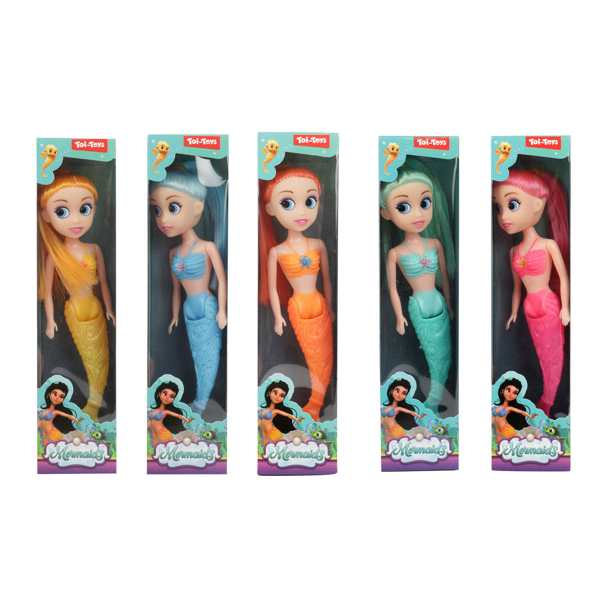 Toi-toys sirènes sirène pop avec queue pliable, 18 cm