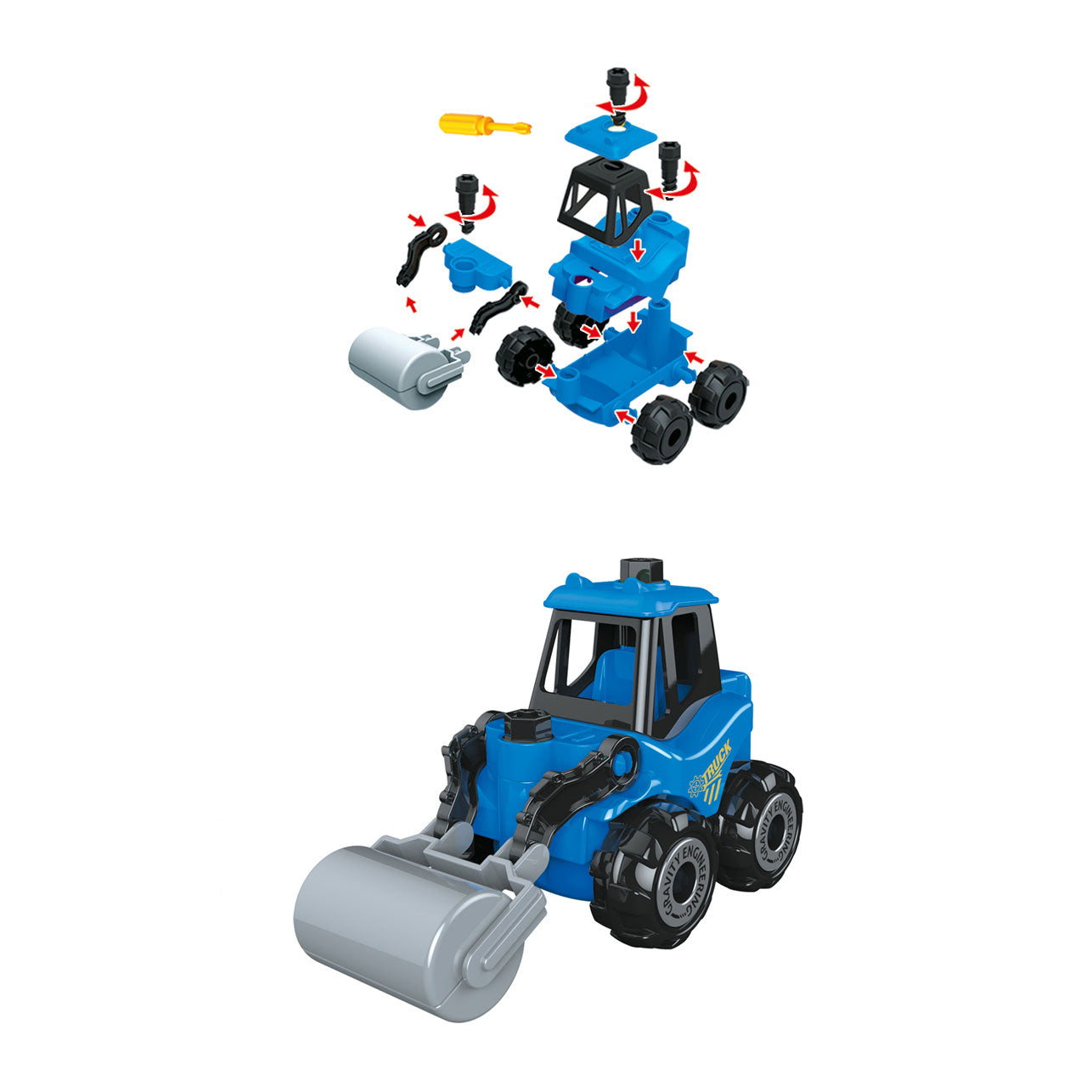 Toi-toys bouw un véhicule de travail