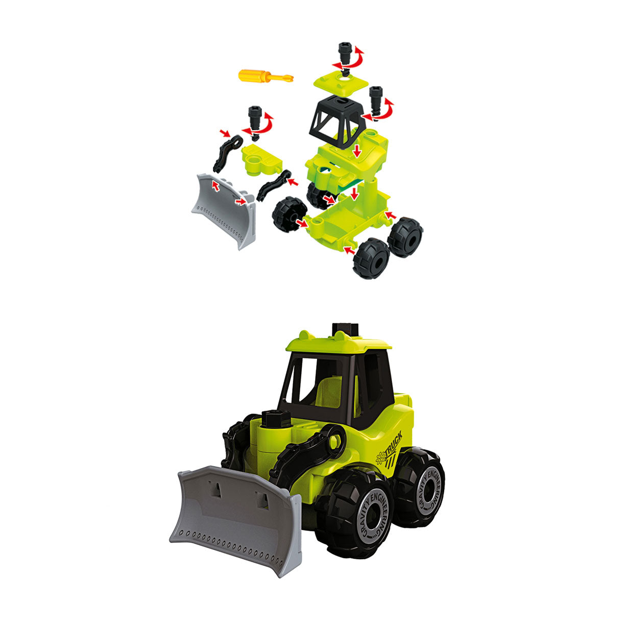 Toi-toys bouw un véhicule de travail