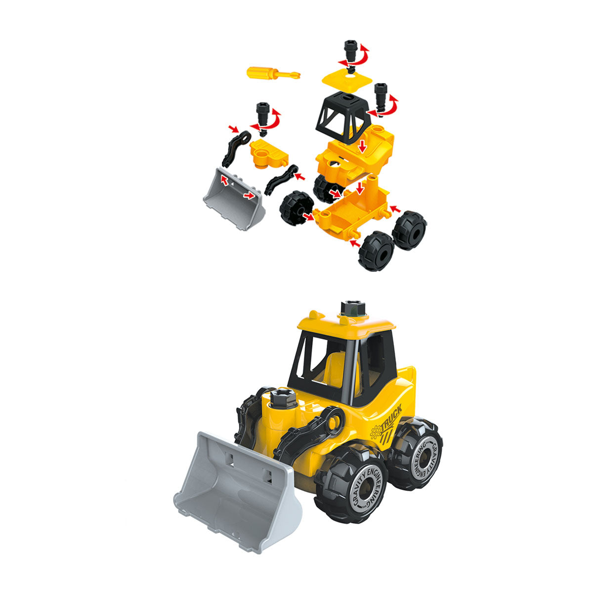 Toi-toys bouw un véhicule de travail