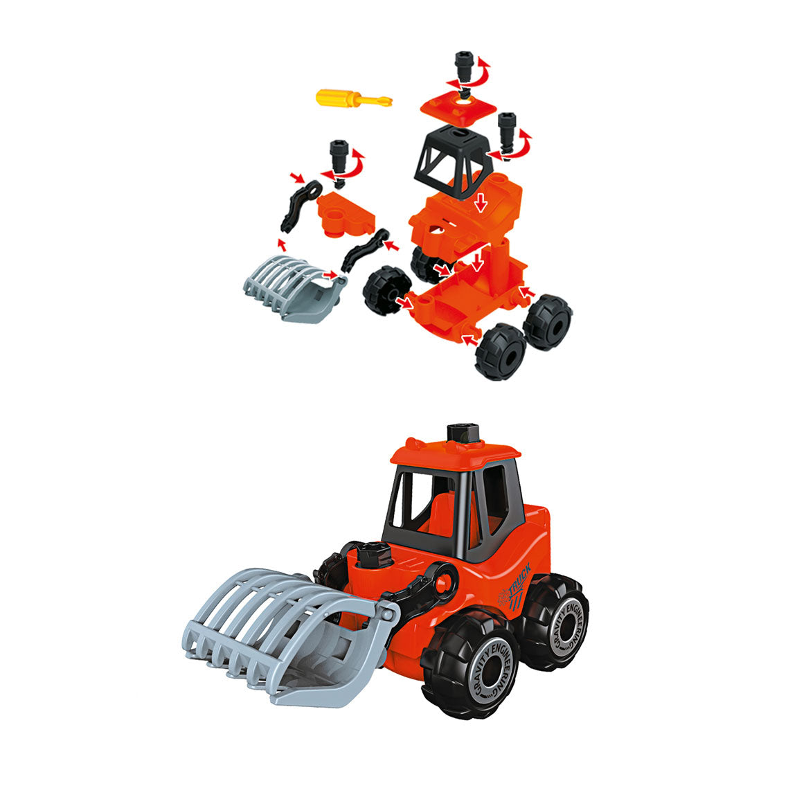 Toi-toys bouw un véhicule de travail