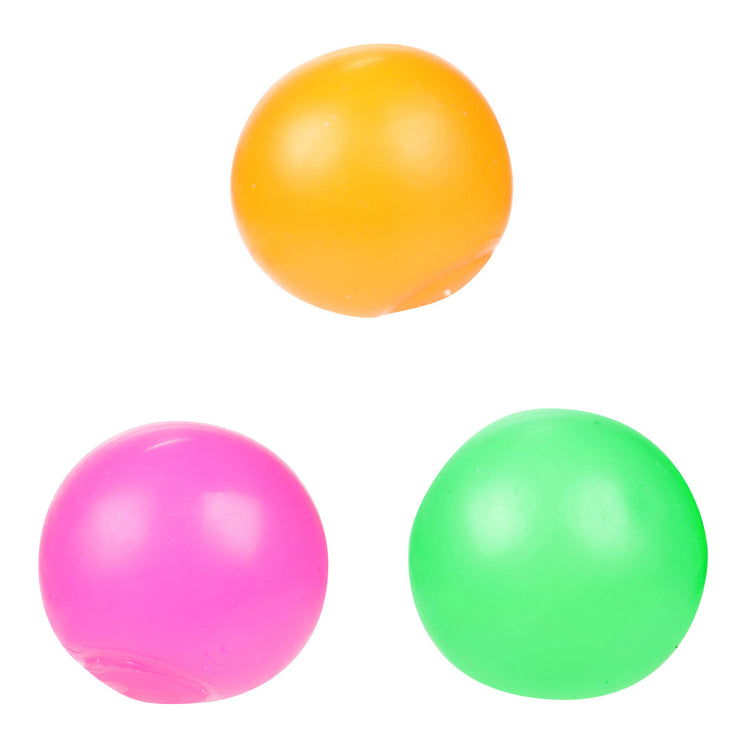 TOI-TOYS Window Crawler Squeeze Balls Neon, 3e.