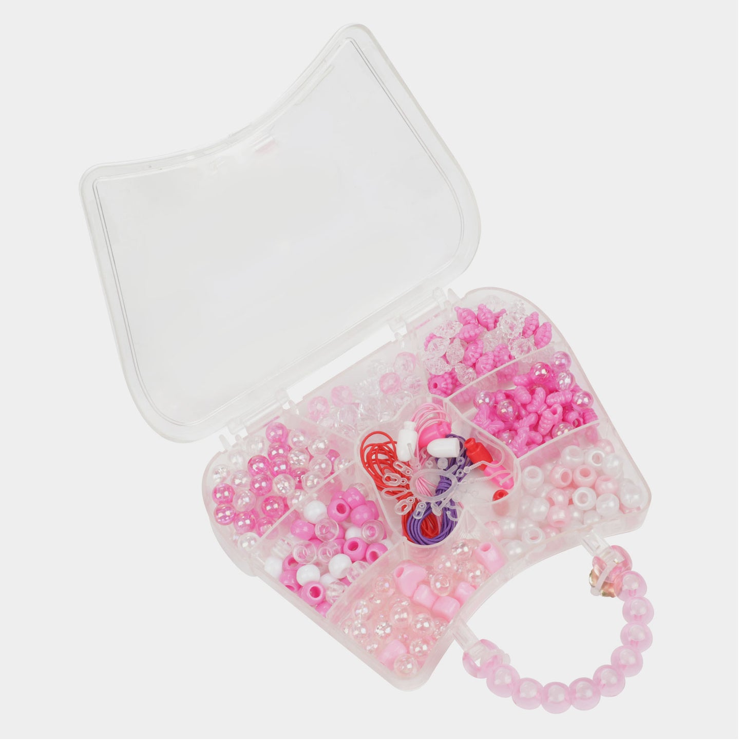 Les amis princesses créent vos propres bijoux de perles dans le sac à main