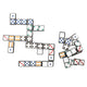 Jeu domino toys sur le numéro ou la couleur