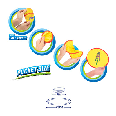 TOI-TOYS AIR POCKE POCKE FRISBEE avec couverture