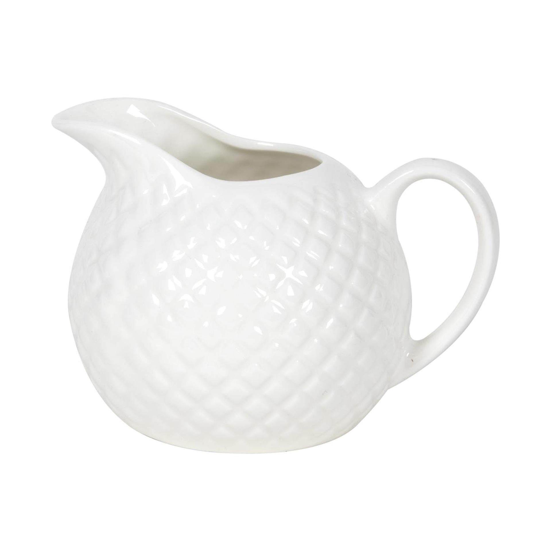 Diamant en porcelaine serti crème
