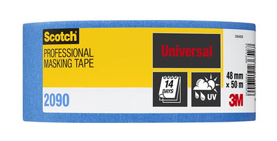 3m 1025304 - ruban de masquage scotch® 2090 bleu résistant aux UV 50mm*50m | 6 pièces