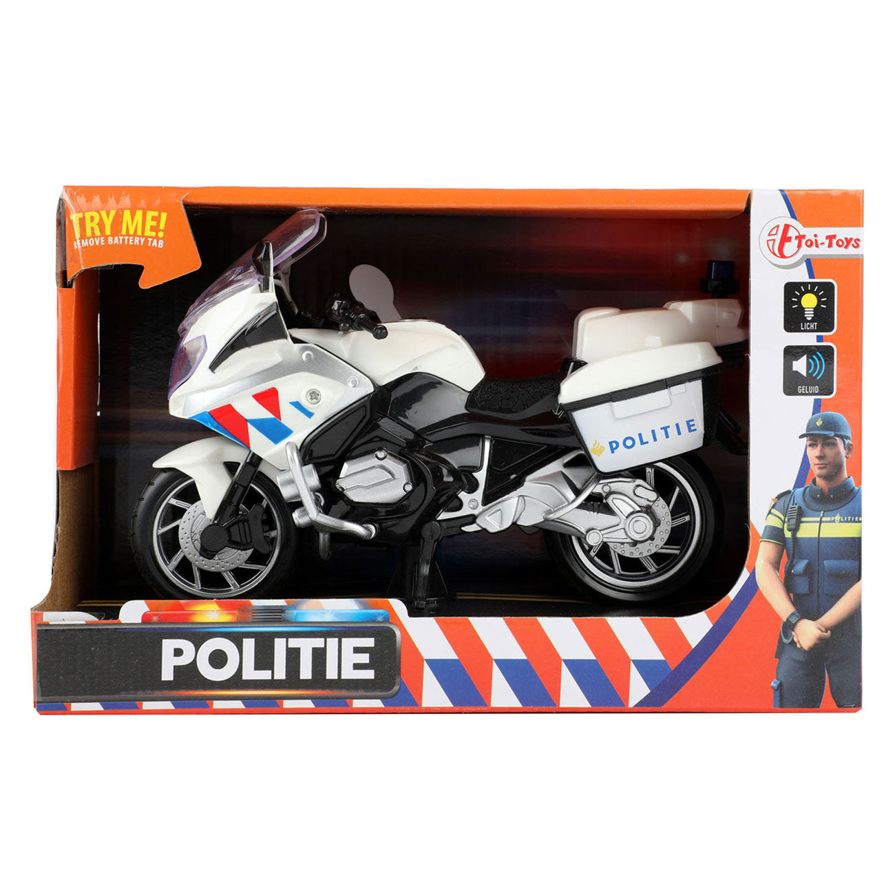 Moteur de police néerlandais avec lumière et son