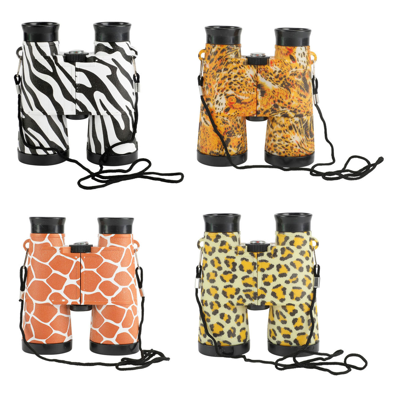 TOI-TOYS Animal World Binoculars avec imprimé animal