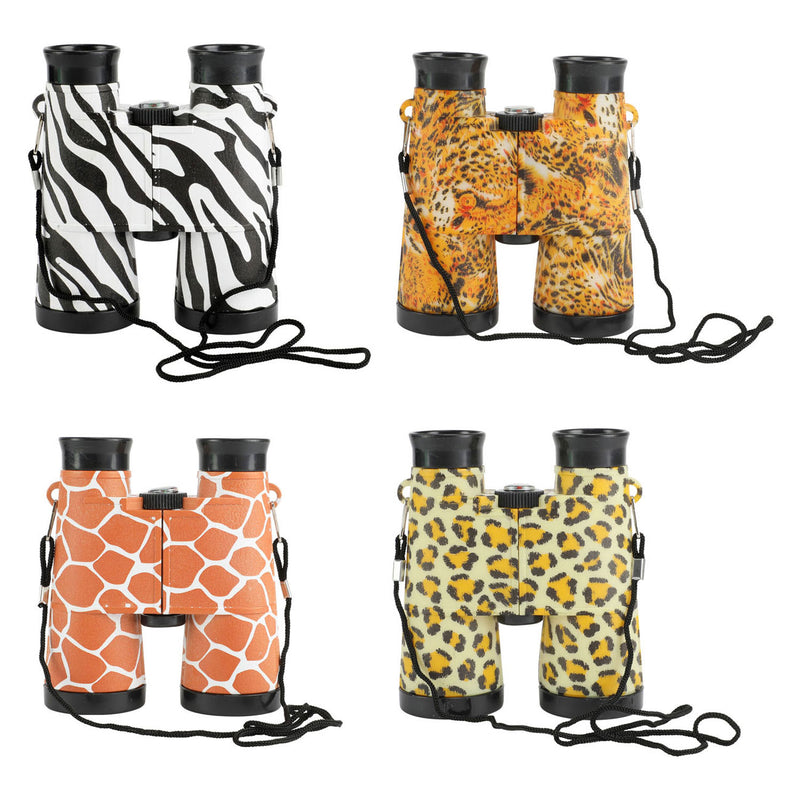 TOI-TOYS Animal World Binoculars avec imprimé animal