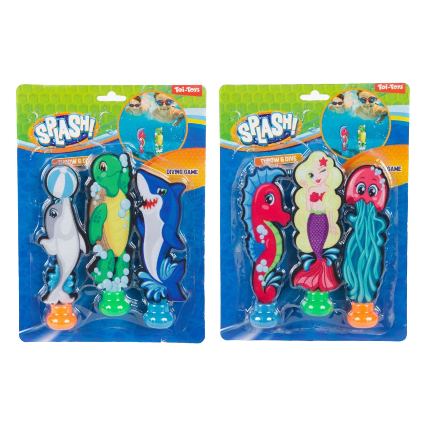 Splash Diving Fishing Sea Beings