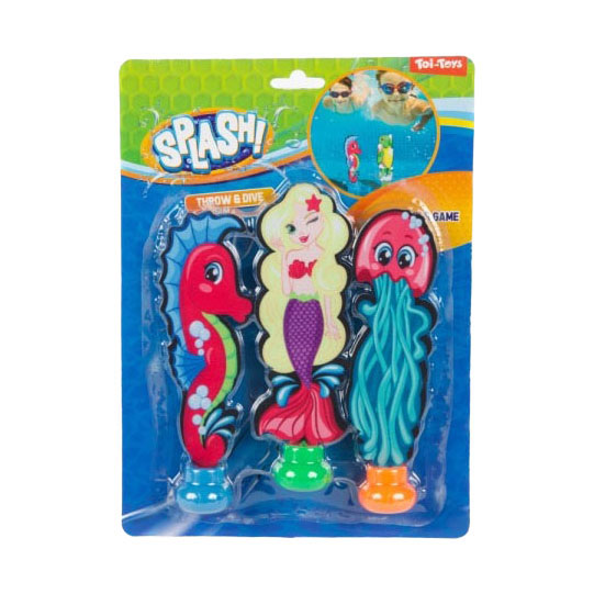 Splash Diving Fishing Sea Beings