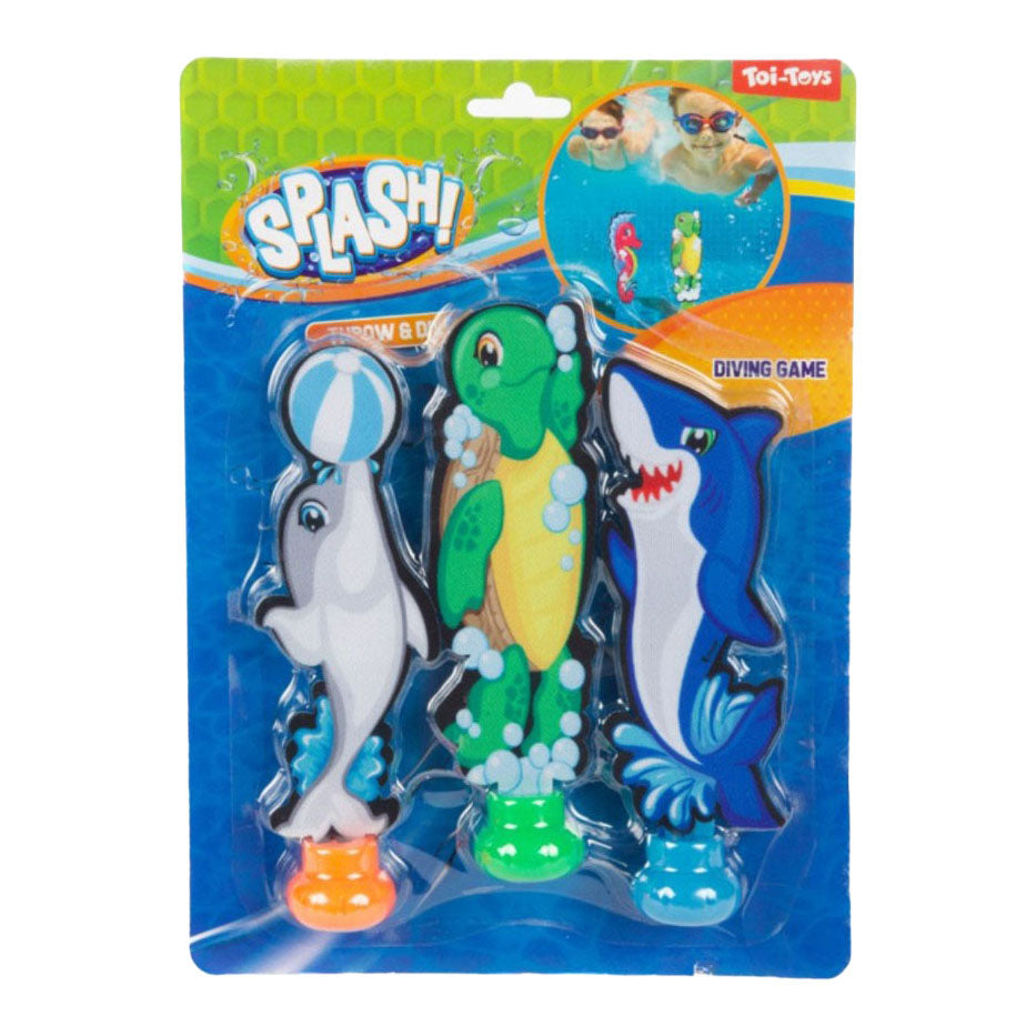 Splash Diving Fishing Sea Beings