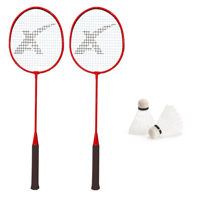 TOI-TOYS ADRENIMID BADMINTONSET dans le sac de voyage, 4dlg.