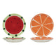 Assiette de melon ou d'orange 18cm