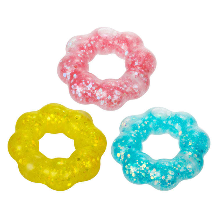 TOI-TOYS Fleur de bracelet à pression amusant avec des paillettes