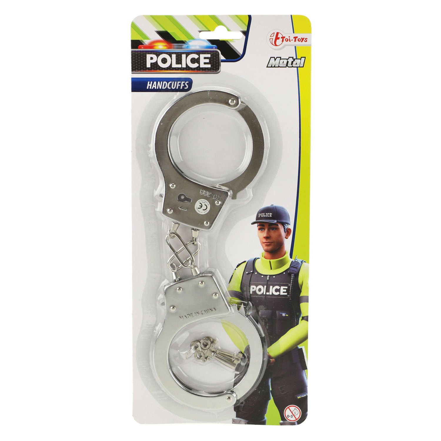 Police Toi-Toys Metal Police menottes 28 cm