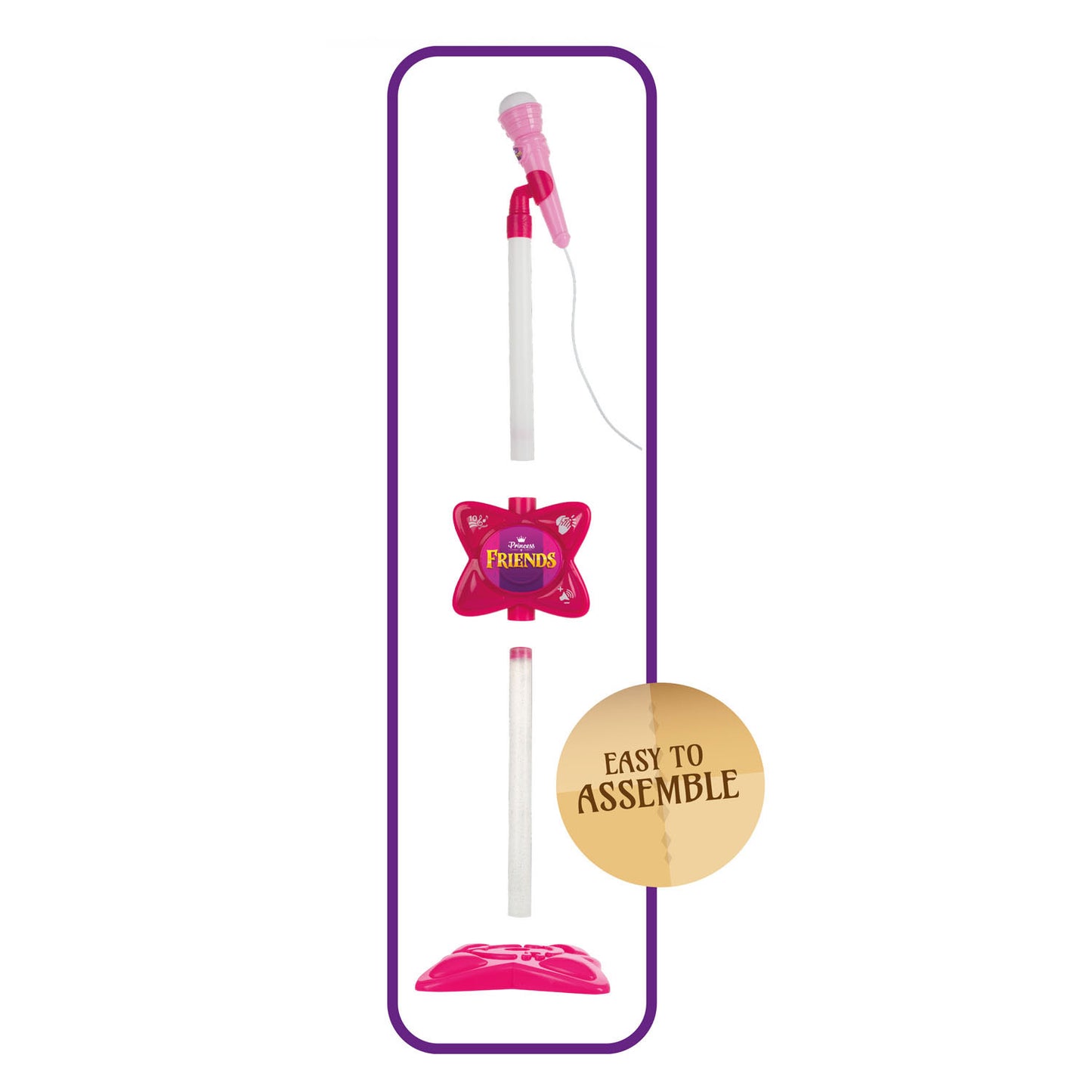TOI-TOYS Friends Karaoke Set avec connexion pour smartphone