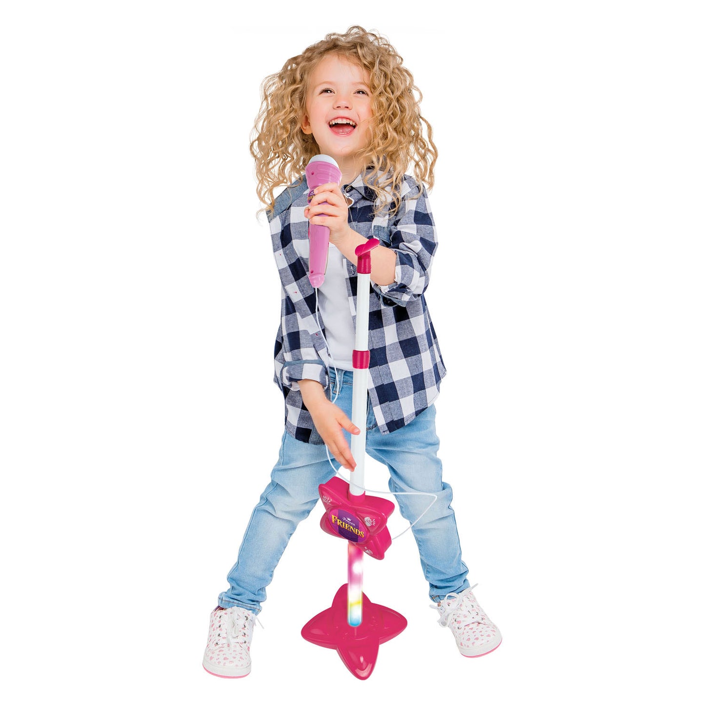 TOI-TOYS Friends Karaoke Set avec connexion pour smartphone