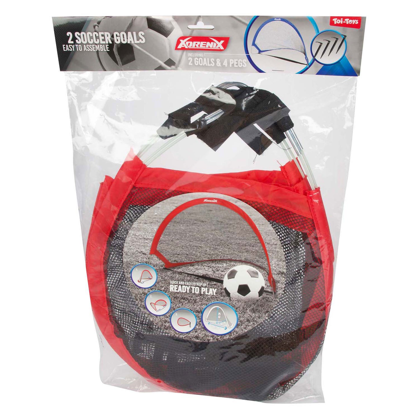 Adrénice Football Gobt Pap-Up Play Set, set de 2