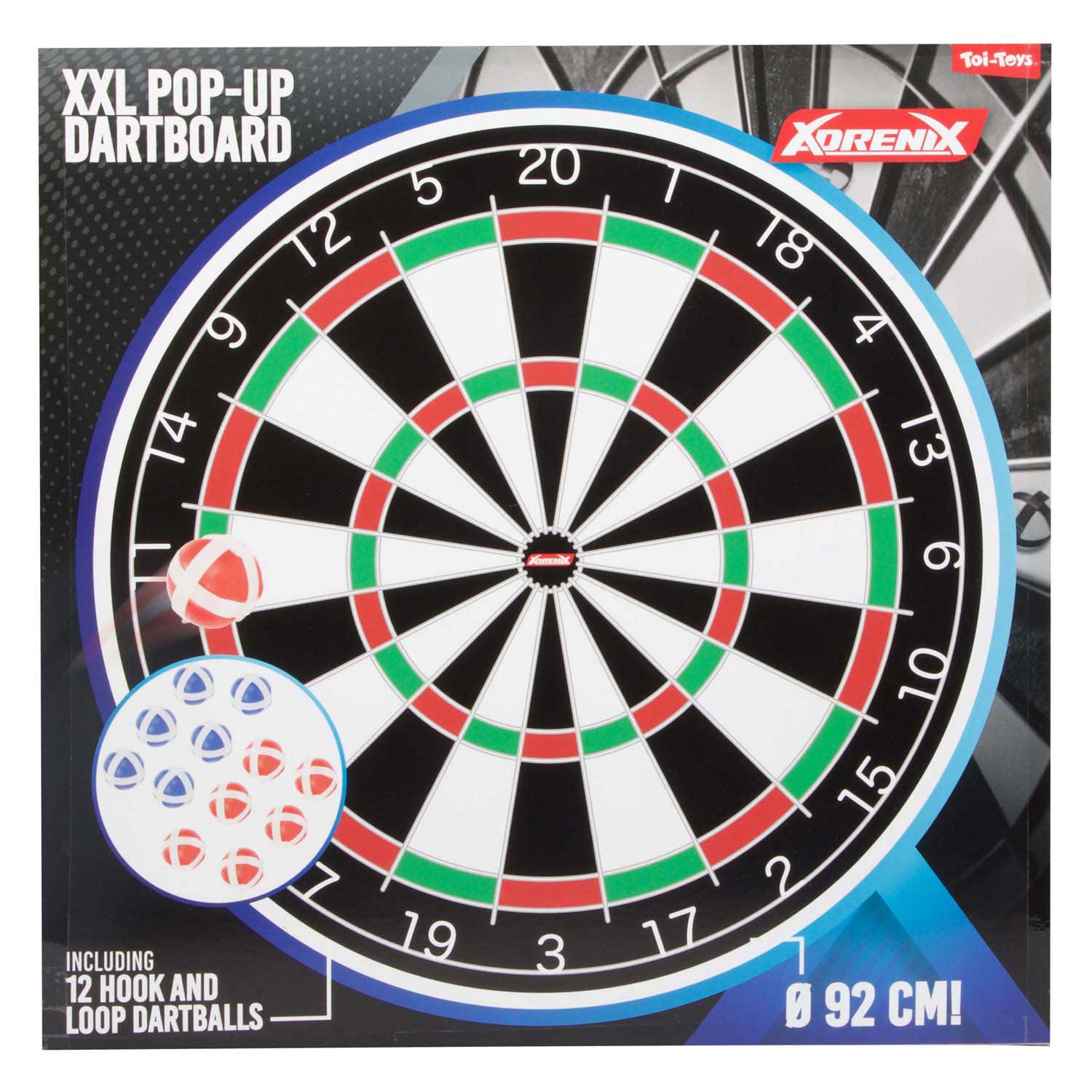 Adrénice Mega Dartboard Velcro, 13dlg.