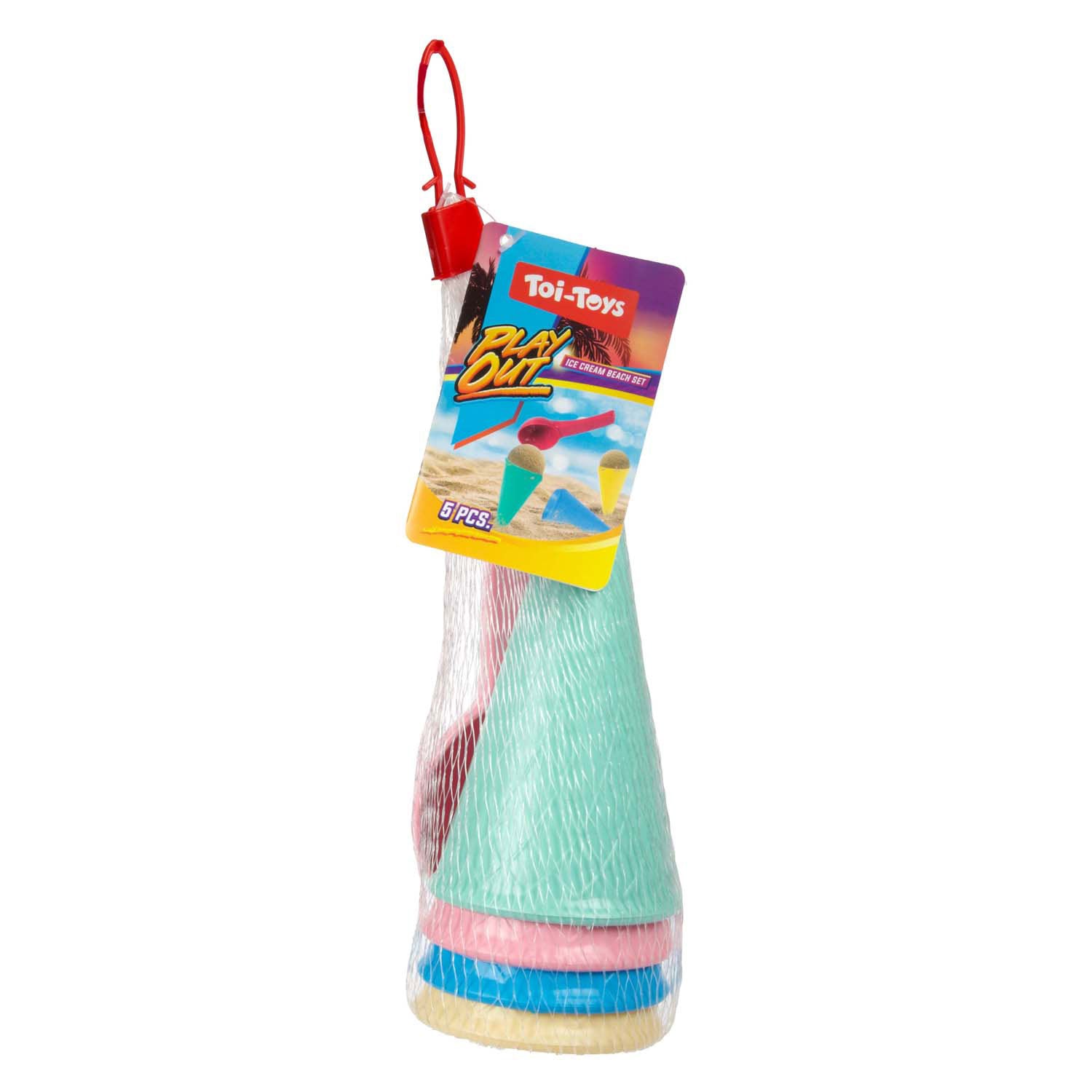 TOI-TOYS OUT PLACE Set Ice Creams avec 4 cônes et Scoop