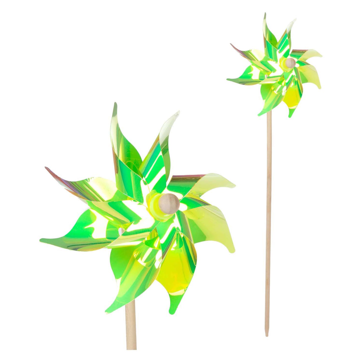 Moulin à vent TOI-TOYS avec bâton en bois, 54 cm