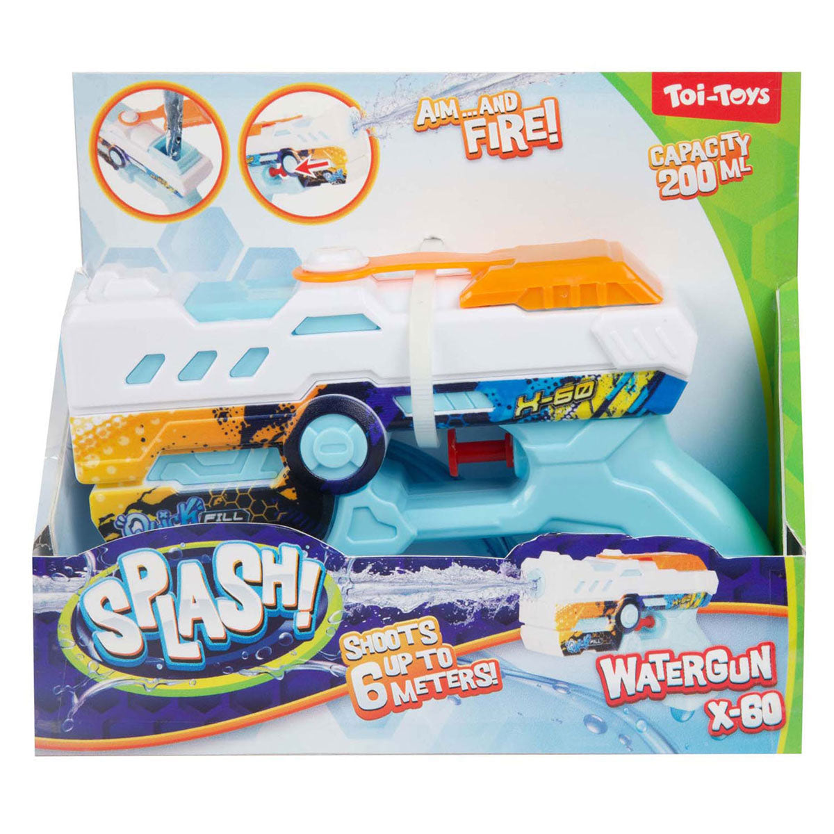 TOI-TOYS Splash Water Gun Fill Fill X60
