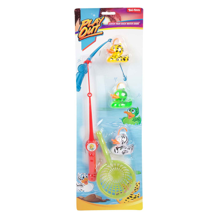 Toi-toys Out Fish Game attraper le canard avec Rod et juste