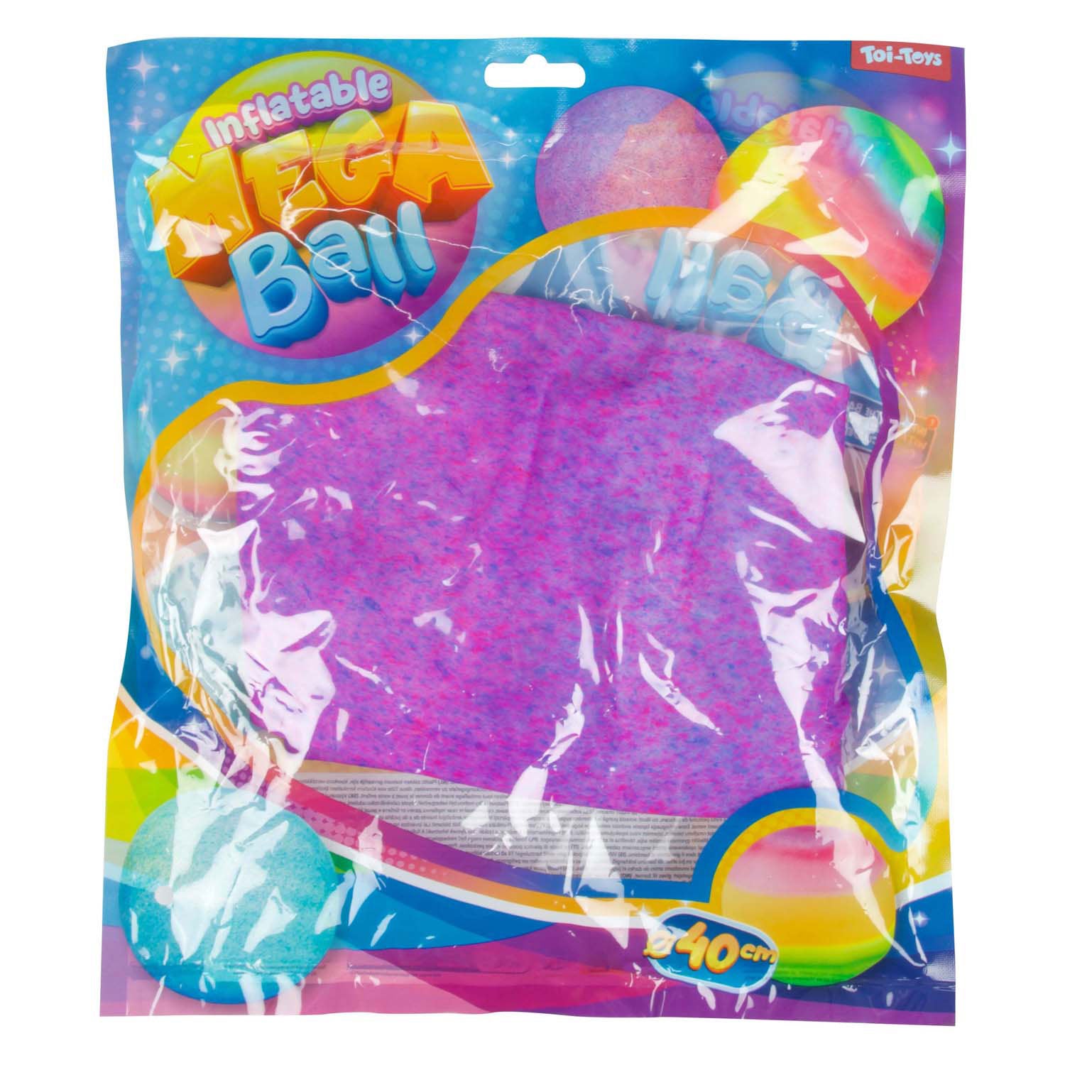TOI-TOYS Megaball avec 40 cm de couleurs différentes