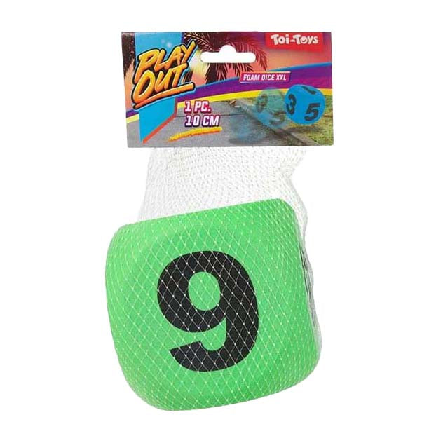 TOI-TOYS OUT FOAM Dobbelsteen, 10cm