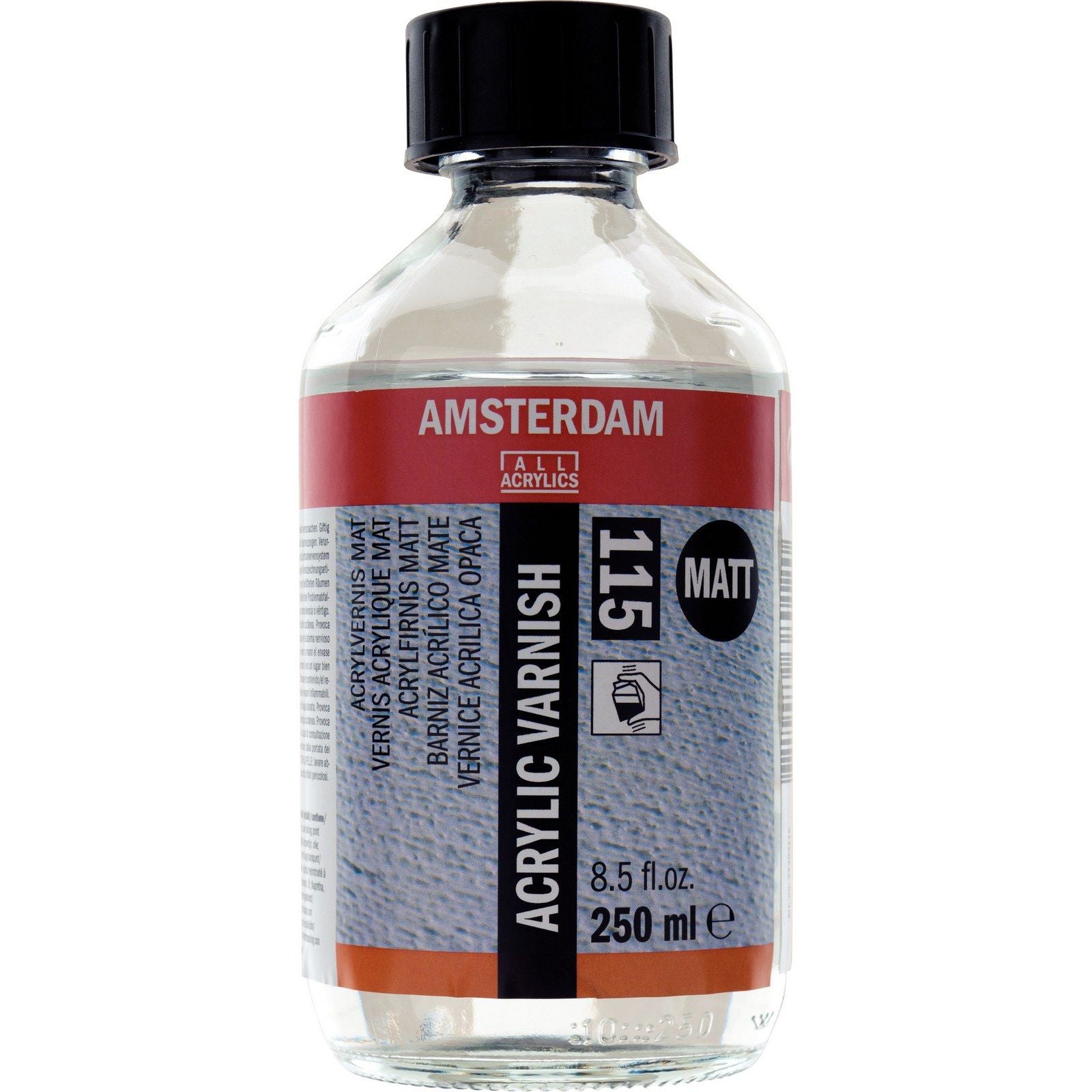 Amsterdam tous acryliques amsterdam • vernis acrylique mat 115 250ml