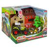 TOI-TOYS ACKERS VILLE FERME AVEC LEUR TRACTOR LEUR ET LE SON PLAY SET, 12DLG.