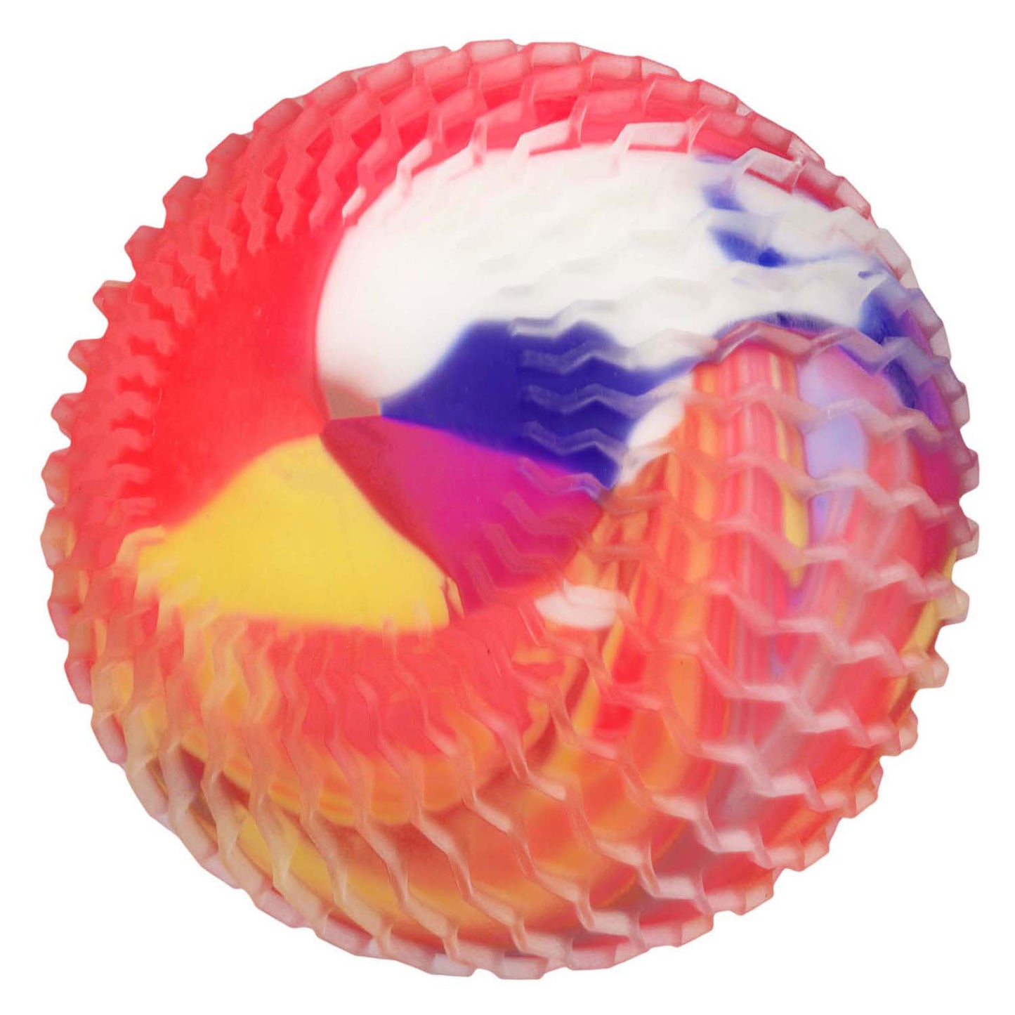 TOI-TOYS FUN SOUPE BALL NÉON Marble avec mousse, 12 cm