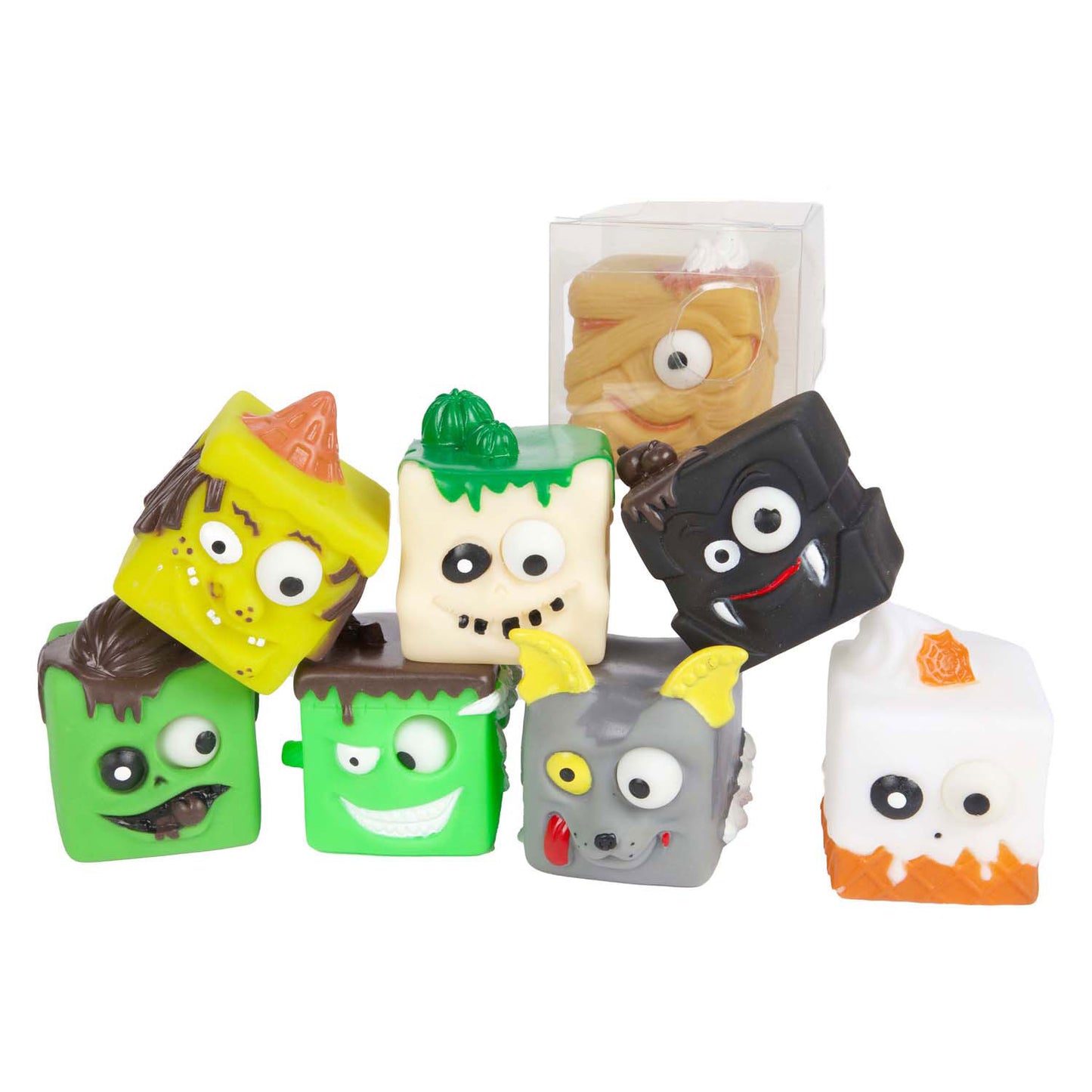 Toi-toys amusant serre Cubus Monster Puiloog, 5cm