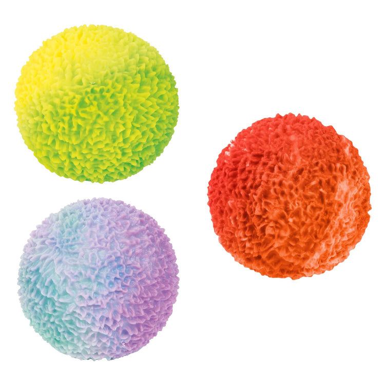 TOI-TOYS Textuurknijmbal mousse remplie de mousse, 8 cm