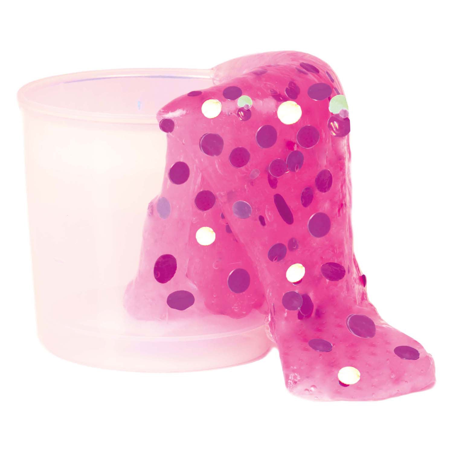 Toi-toys mastic à paillettes 6ass